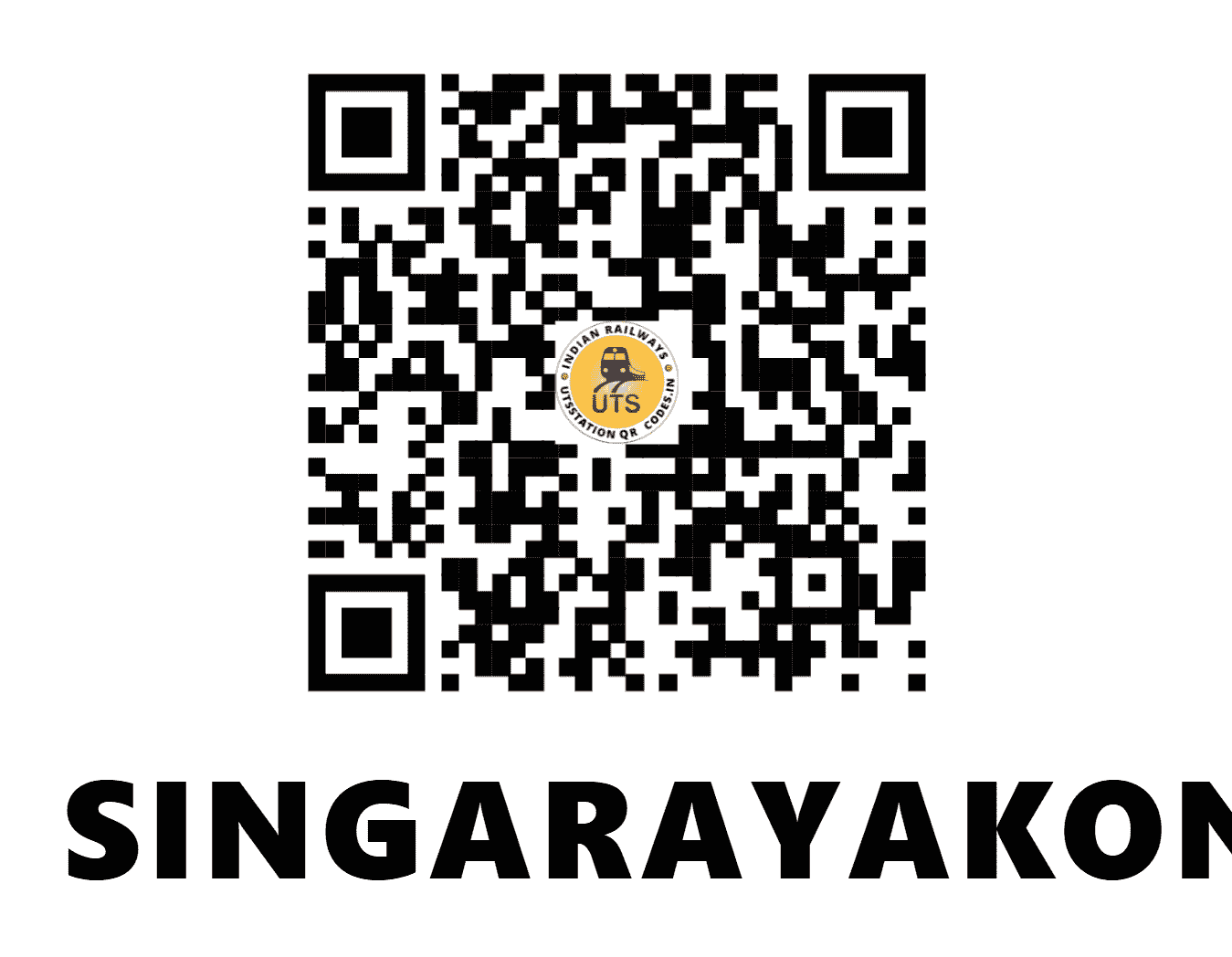UTS QR Code for SINGARAYAKONDA - SKM (SC - ANDHRA PRADESH)